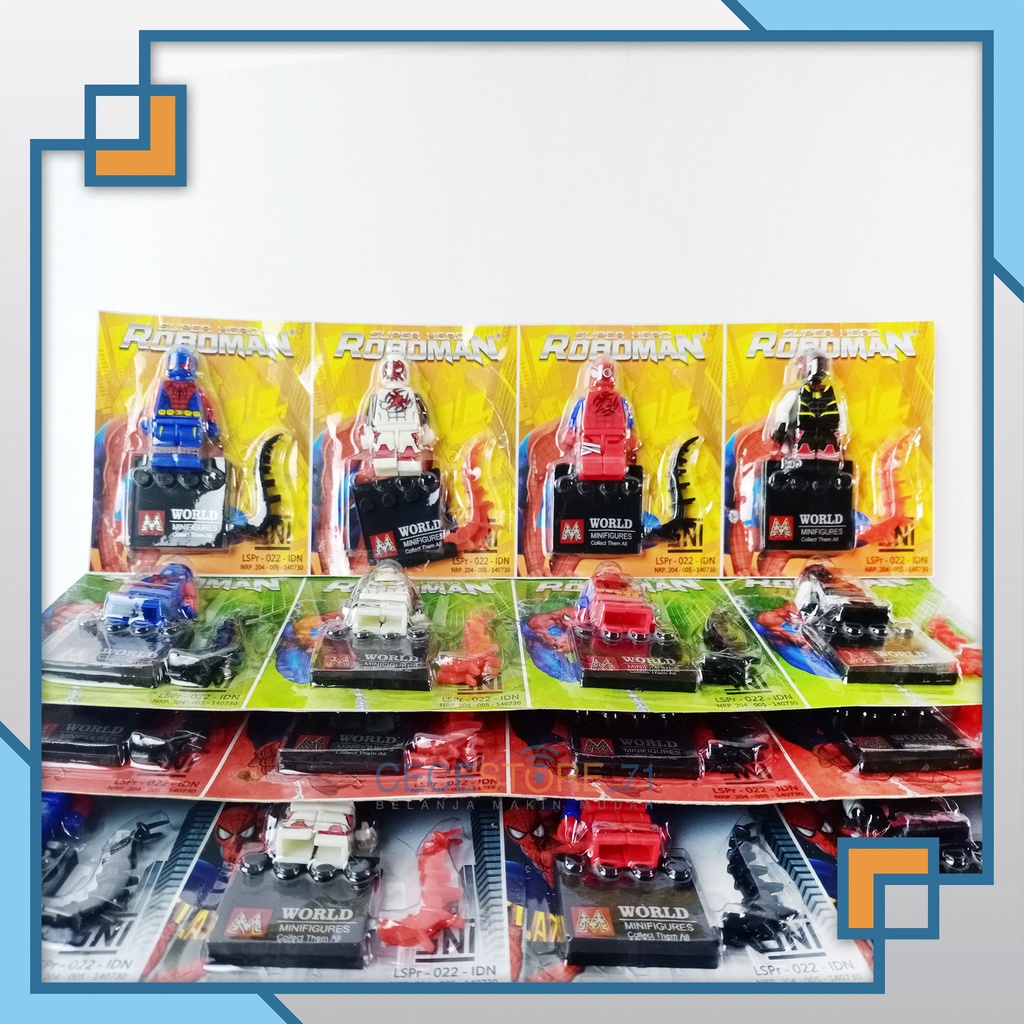 MAINAN ANAK LEGO ROBOMAN SUPER HERO - LEGO Spiderman 4 pcs