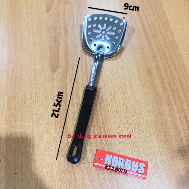 Susuk sutil spatula stainless steel murah gagang plastik 290/2901