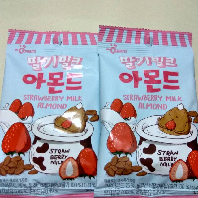 

Strawberry almond milk