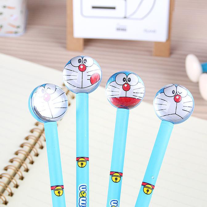 

pen bola doremamon, pulpen muka doraemon, pulpen unik,pulpen hadiah