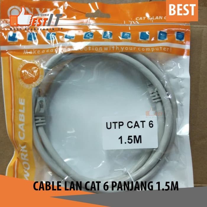 Kabel Lan 1.5 Meter Cat 6e