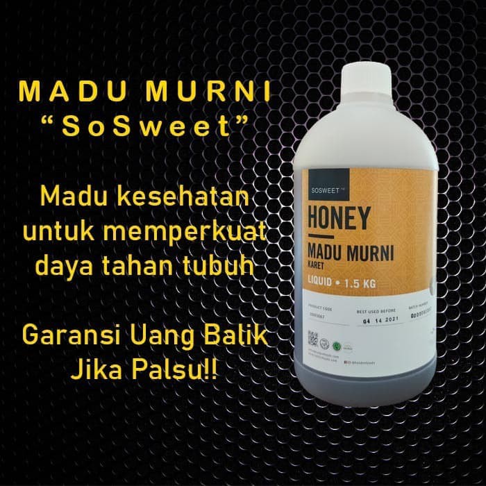 

Madu Hevea Murni (Original) 1.5Kg