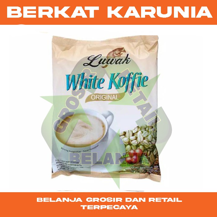 

Luwak White Coffe Original 20 gr (1 renceng isi 10 sachet)