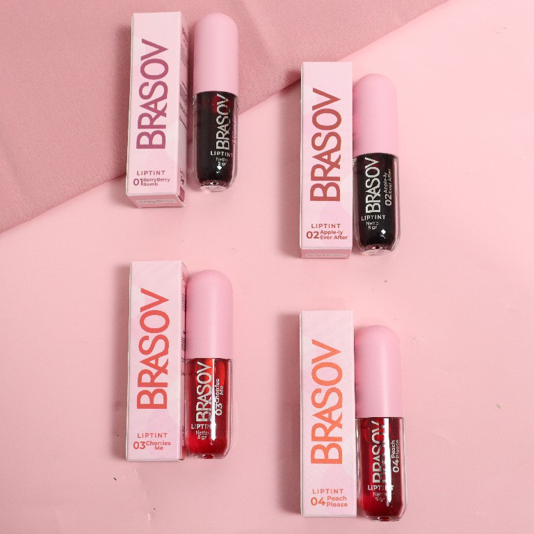 LIP TINT BRASOV/BPOM HALAL MUI ORIGINAL