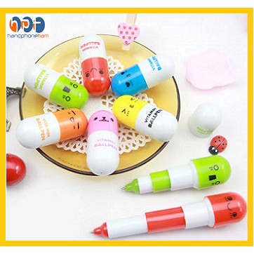 

Pulpen kapsul Ballpen / Pulpen / Pena Bentuk Kapsul Vitamin Unik Lucu HPT