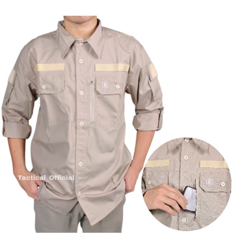 kemeja tactical HEXAGON BIG SIZE