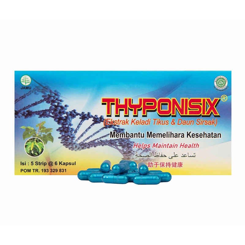 Thyponisix Strip 30 kapsul - Dami Sariwana - Menjaga daya tahan tubuh