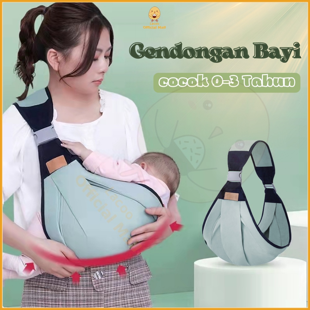 Lacoo Geos gendongan bayi samping 0-3 Tahun Baby carrier multifungsi