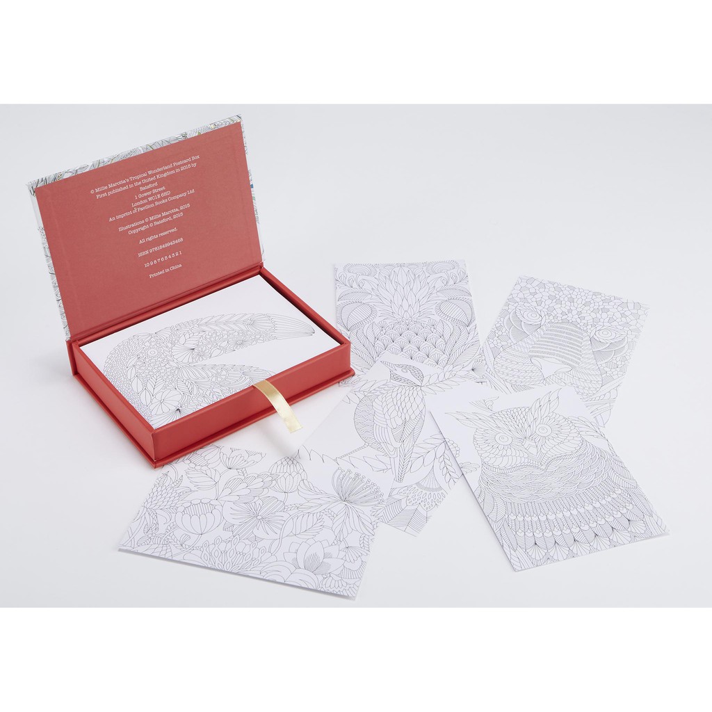 

Coloring Book for Adult by Millie Marotta's: Coloring Postcard SATUAN