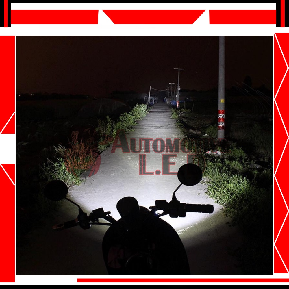 LAMPU LED 6 SISI MERK RTD ORIGINAL  | LAMPU LED MOTOR H6 H4 AC DC ICC 6 MATA ORIGINAL | RTD 6 SISI-2