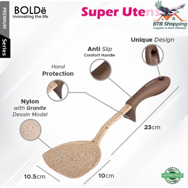 Bolde Super Utensil Utensile Turner - Sutil - Sodet - Spatula _BTB Shooping