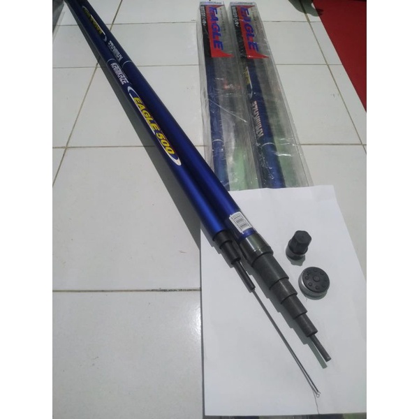 Joran Tegek Kamikaze Eagle ruas panjang 6 M dan 5 M  diameter besar barang halus dan kaku.