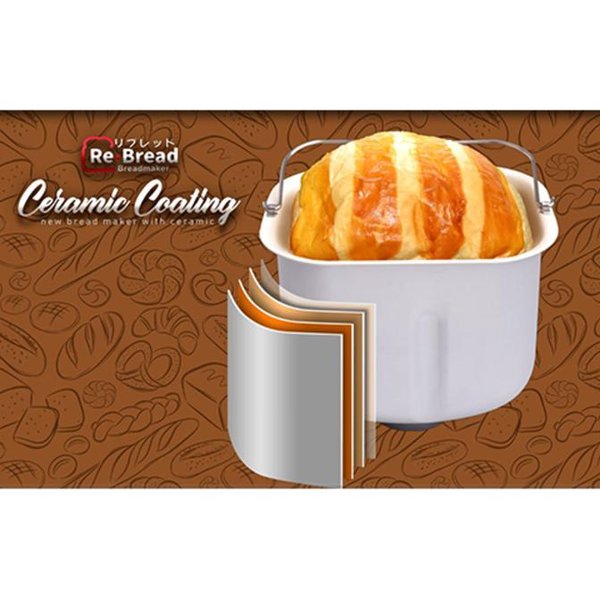 REBREAD Bread Maker RB250C Dengan Lapisan Keramik