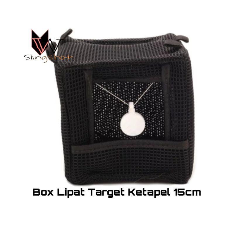 Box Target Slingshot Warna Hitam  Target Olahraga Bullseye Target Mini 15cm