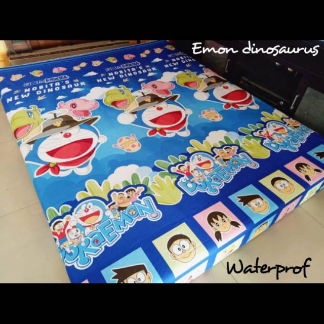 Sprei waterprof doraemon cars hellokity