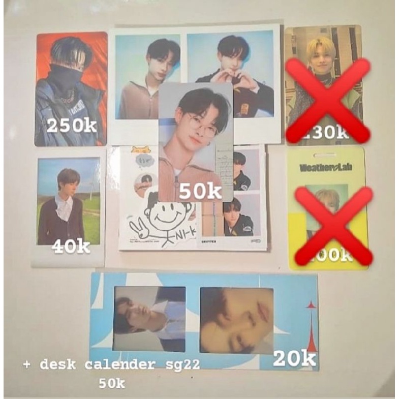 photocard pc ni-ki wibu ld sw d:a dimension answer bundle