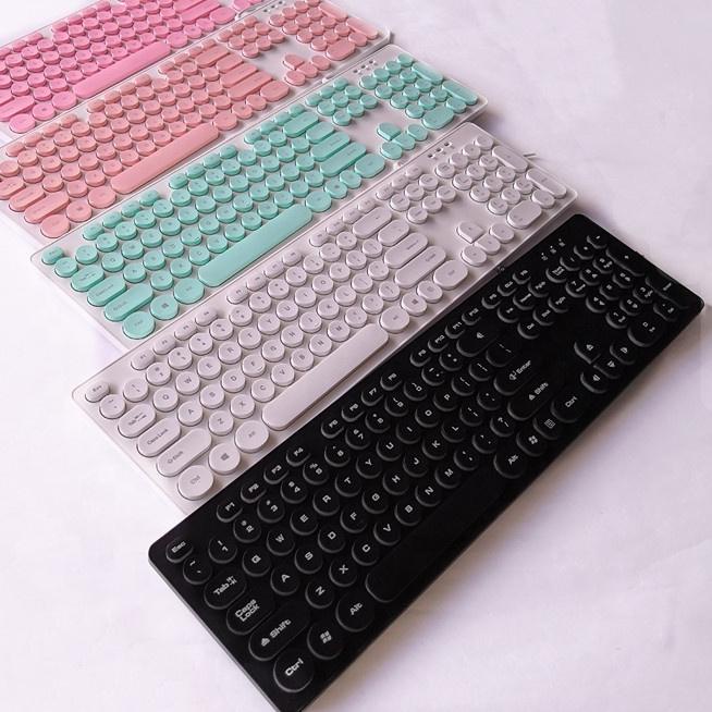 Viqoo Keyboard manipulator gaming retro punk style silent keyboard k19
