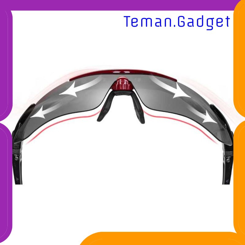 TG-IB376 ROCKBROS KACAMATA SEPEDA POLARIZED DENGAN 5 LENSA MYOPIA - 0089