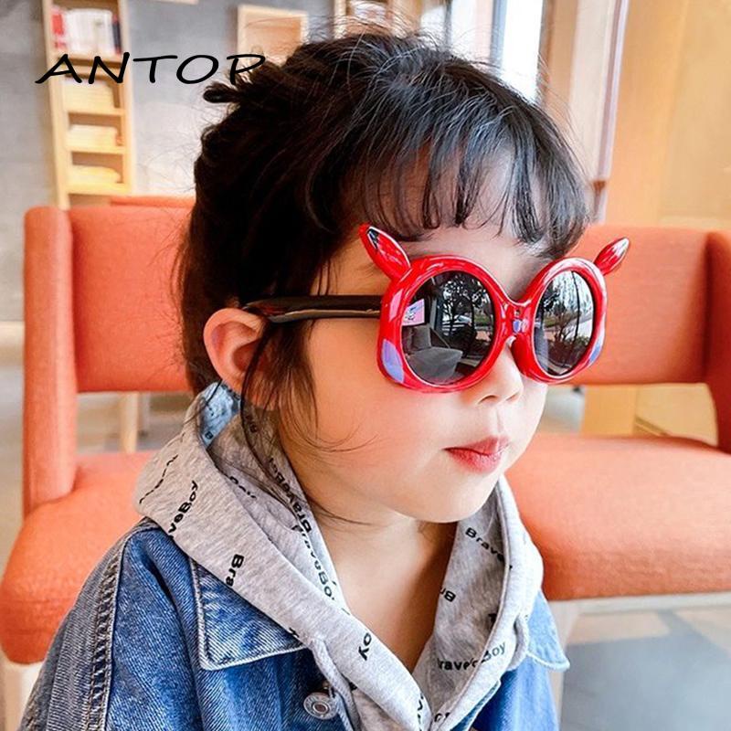 Kacamata Hitam Polarized Pelindung UV Motif Kartun Pikachu Untuk Anak