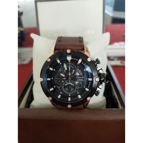 Alexandre Christie AC 6564MC Kulit Cowok Coklat