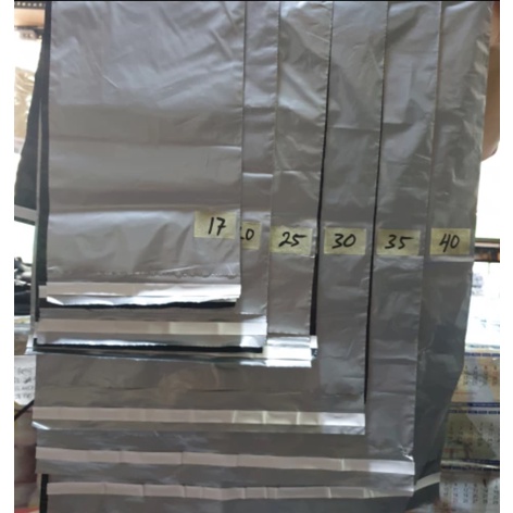 Polymailer Hitam Glossy Tebal 40x50cm isi 50/polymailer plastik packing/polymailer motif/polymailer