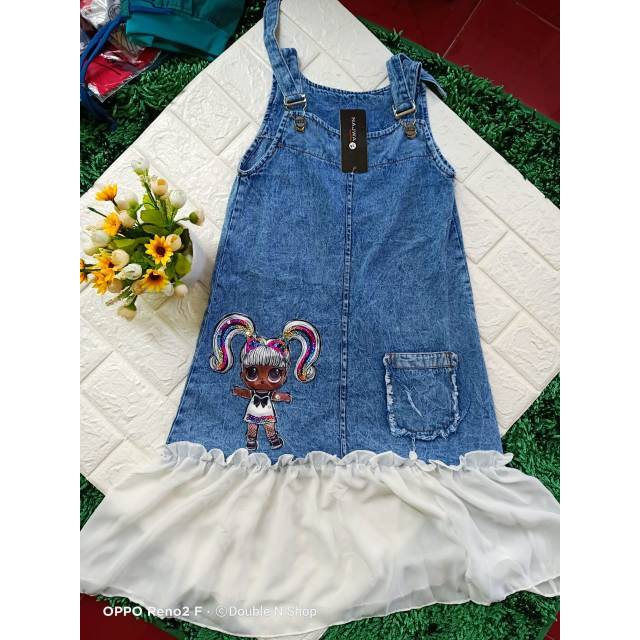 BAJU OVERALL ANAK LED PEREMPUAN