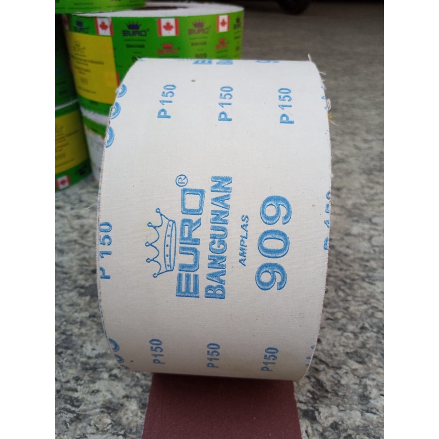 Amplas Roll Gulungan kain Euro Bangunan 50 meter grit terlengkap harga 1 roll