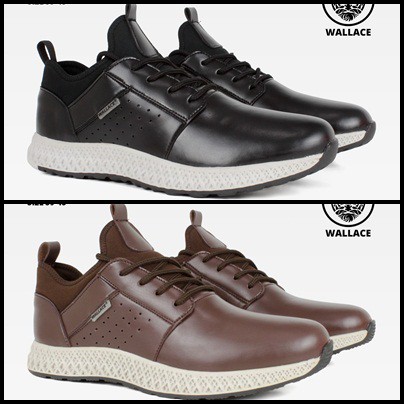 Sepatu Original Wallace 39-43 Kane Brown Sepatu Sneakers Sport Pria Terlaris Untuk Olahraga Running