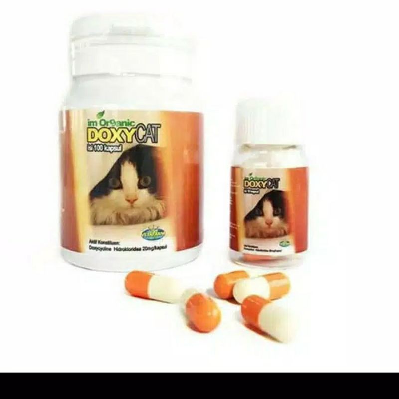 Doxy Cat Im Organic Obat Flu Kucing ECER 1capsul