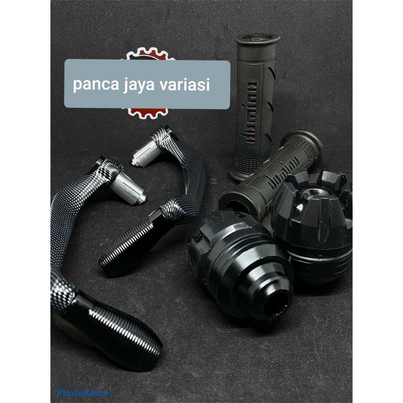 [PAKET 3IN1] Proguard Carbon sabit + Jalu as roda + Handgrip domino