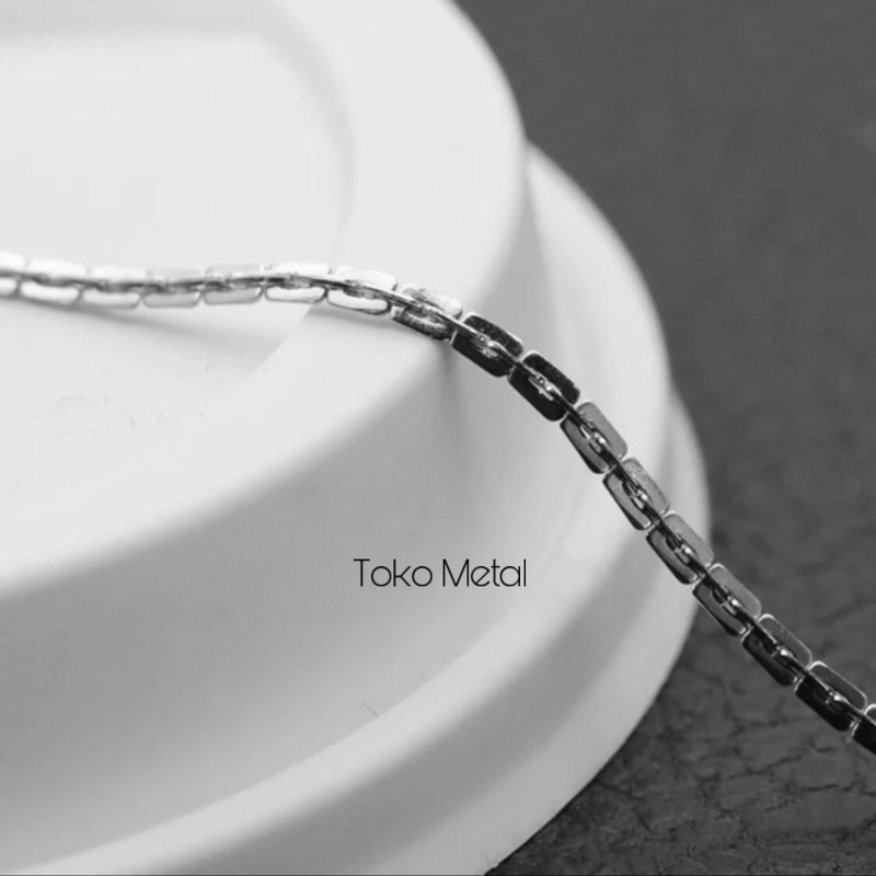 Kalung Titanium Model Belimbing Anti Karat Pria Dan Wanita[ Toko Metal ]