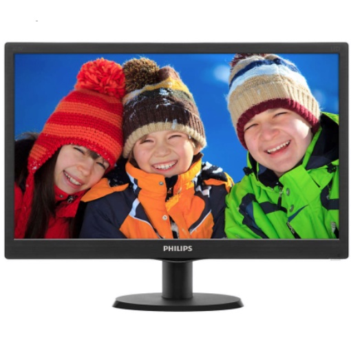 Monitor LED Philips 20&quot; 203v5 1600x900 VGA HDMI Vesa Smart Contrast