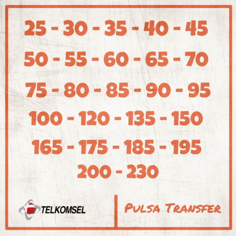 pulsa telkomsel transfer termurah