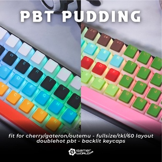 Keycaps Pudding PBT Doubleshot 108 Keys
