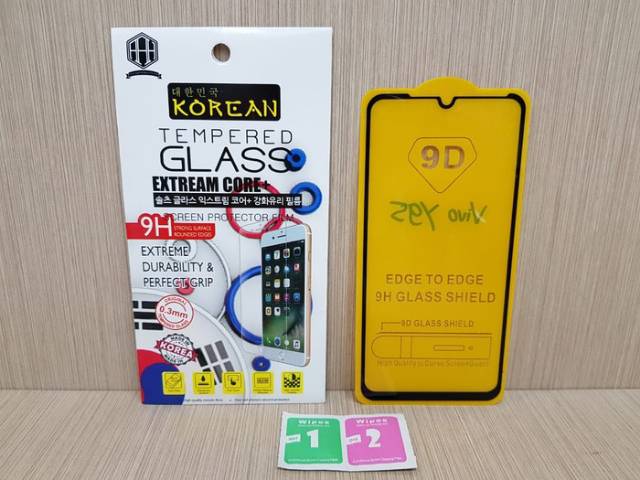 KOREAN Tempered Glass Vivo Y93 6.2 inchi FULL SCREEN Guard TG 5D Vivo Y95 FULL GLUE Anti Gores Kaca