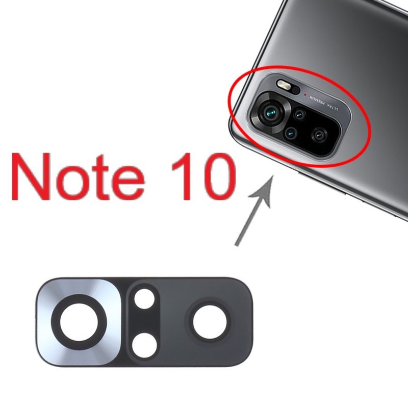 Camera Lens Lensa kamera kaca kamera belakang Xiaomi Redmi Note 10