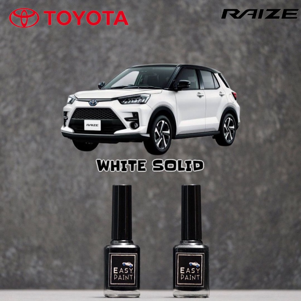 Cat Oles White Solid W09 Toyota Raize Putih