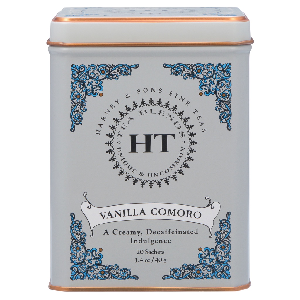 

Harney & Sons HT Tea Vanilla Comoro Tea Classic Tin 20 x 2 Gram