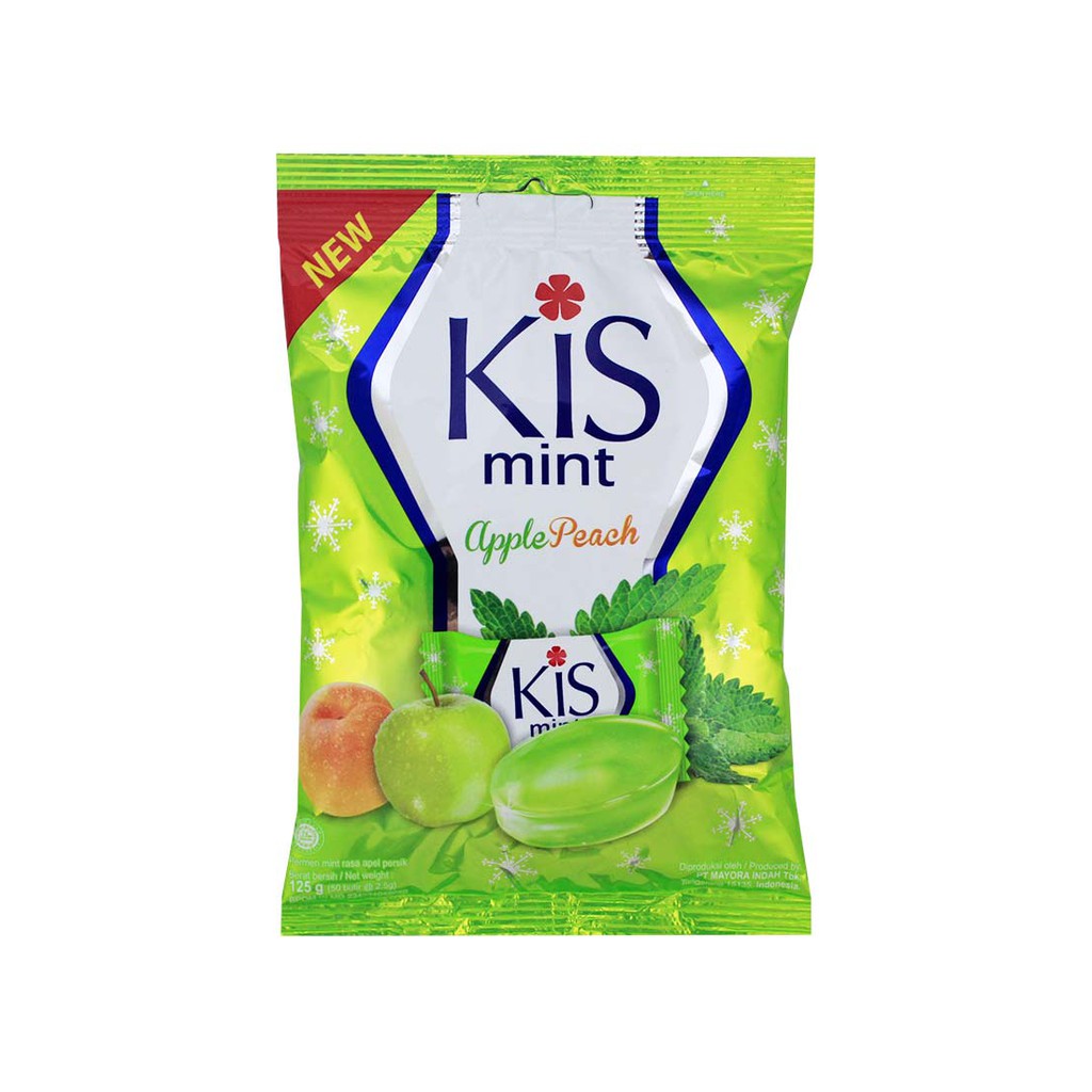 

PERMEN KIS MINT APPLE PEACH 125 GRAM