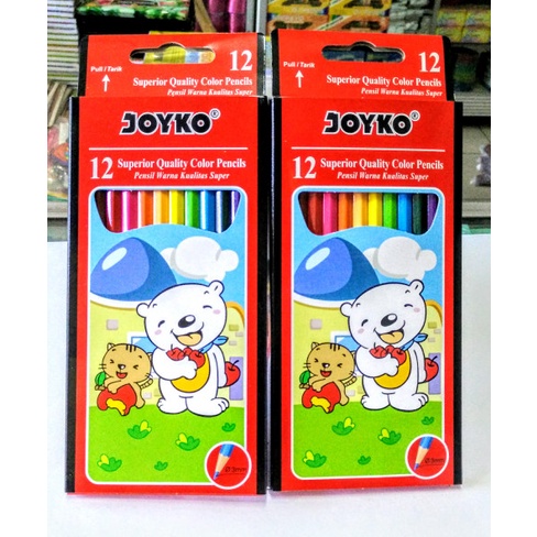 

Gilaa!!! Pensil Warna Joyko 12W Panjang Bergaransi