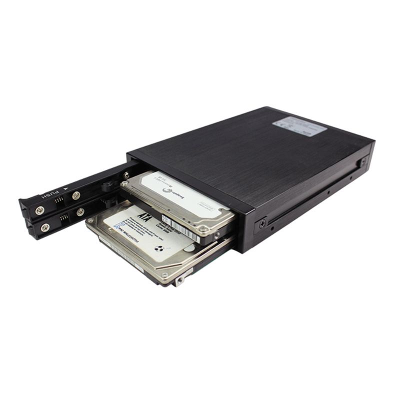 Btsg HE-2005 Dual 2.5 &quot;Hdd Hardisk Kandang Internal Untuk Case Metal Mobile C