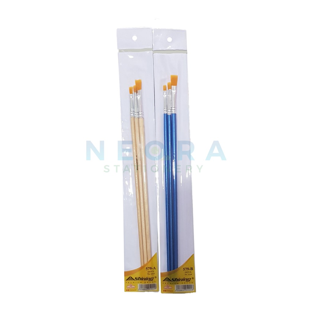 

Shining Kuas Gambar / Lukis - Paint Brush (3 Set) Nomor : 2, 4, 6