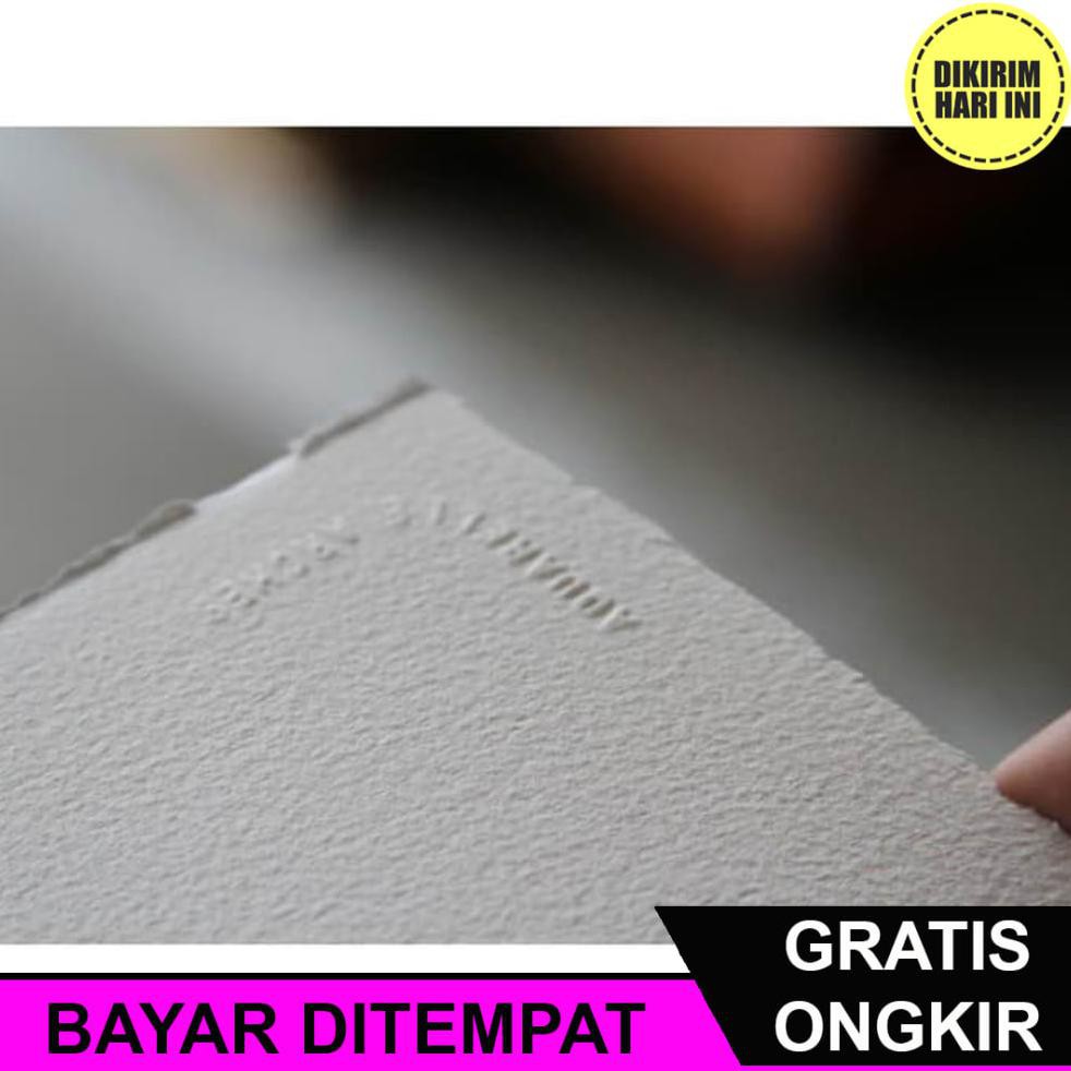 

(BAYAR DITEMPAT) RD2895 HISTORE - ARCHES WATERCOLOR PAPER COLD PRESSED SHEETS - 56X76CM - 640GSM