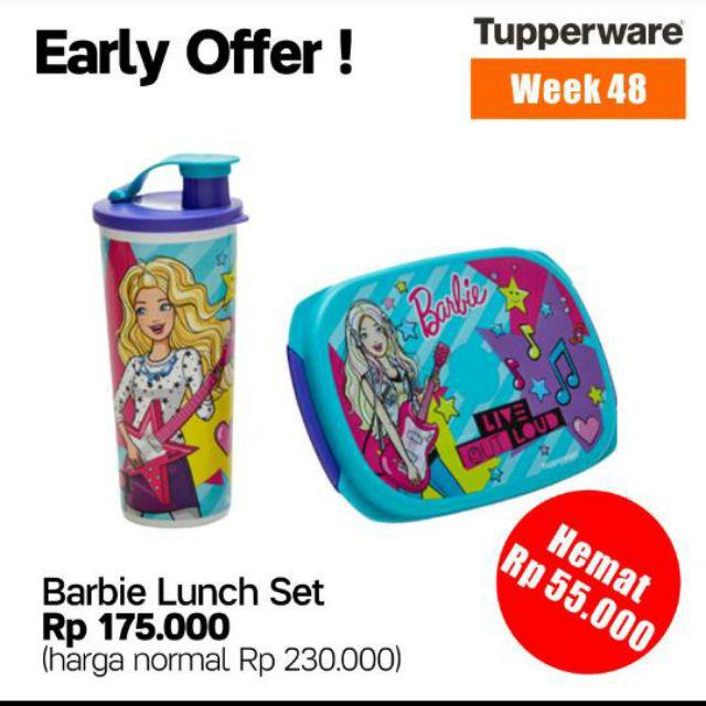 barbie lunch tupperware