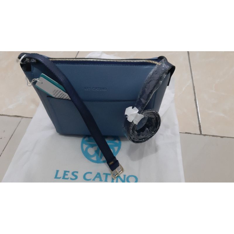 Les Catino Beth Crossbody Denim