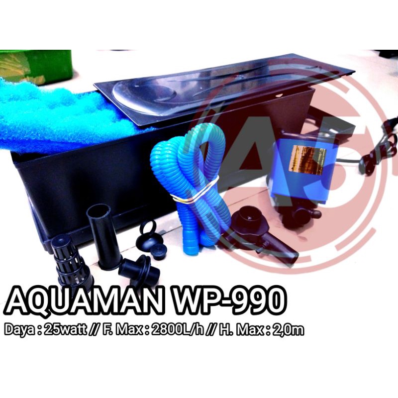 Promo Murah POMPA AQUARIUM BOX FILTER AQUAMAN WP 990