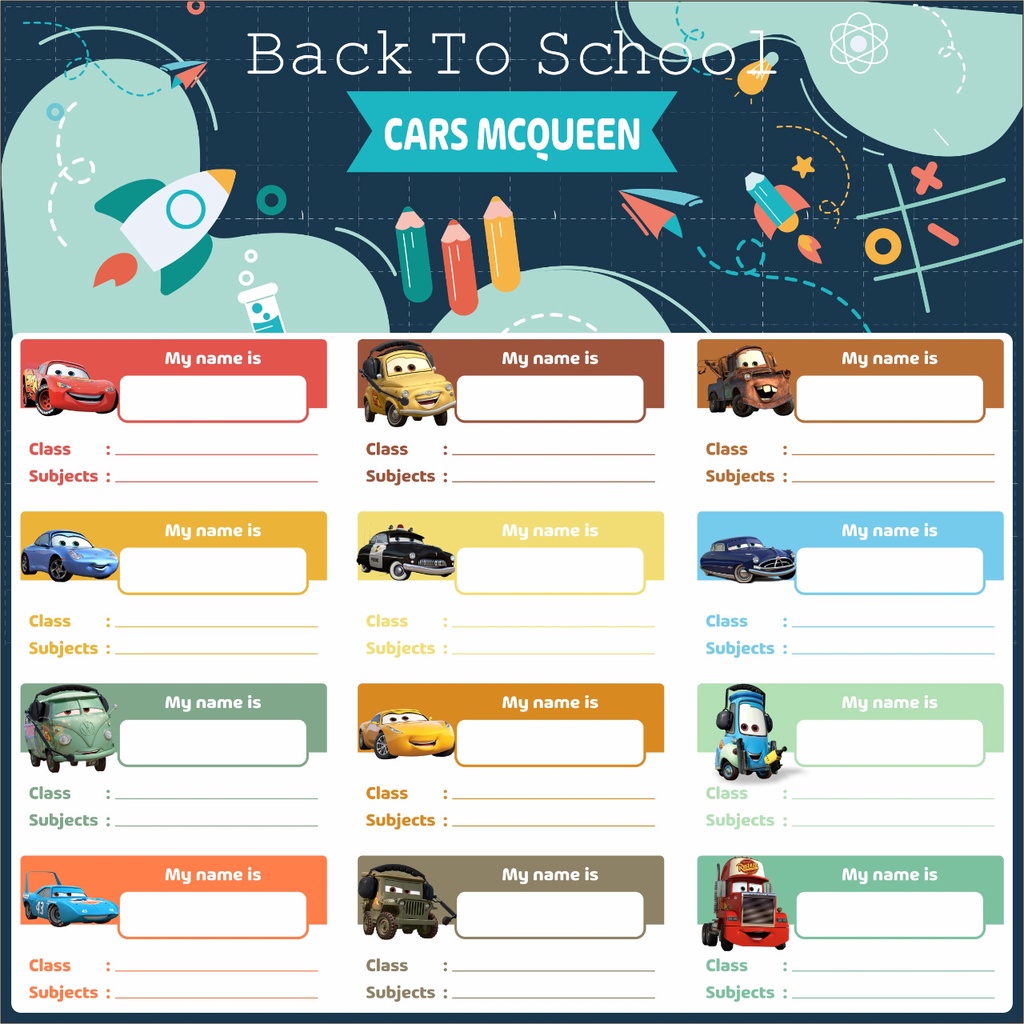 

Label Buku Pelajaran Sekolah - Stiker mata pelajaran