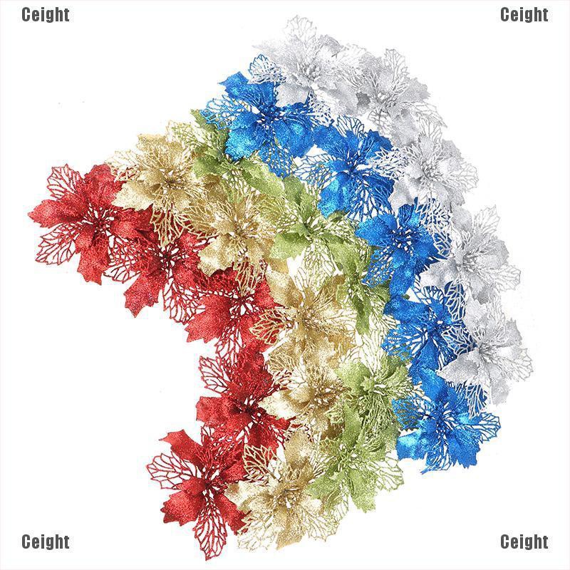 5Pcs Ornamen  Bunga  Buatan Model Hollow untuk Dekorasi  