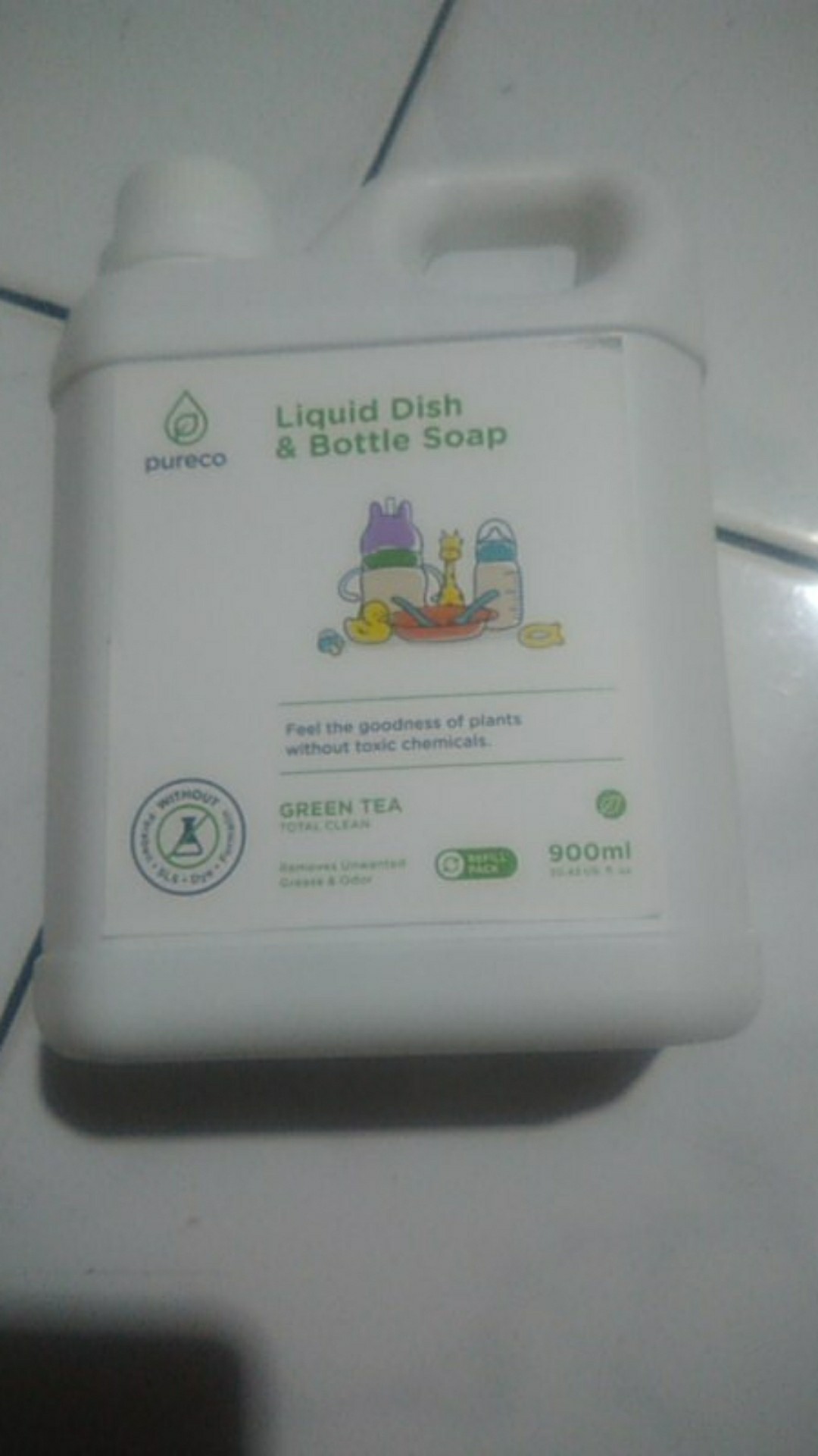 Pureco Floor Cleaner / Liquid Detergent / Liquid Dish And Bottle Soap Refill Size 900ml Pure Co