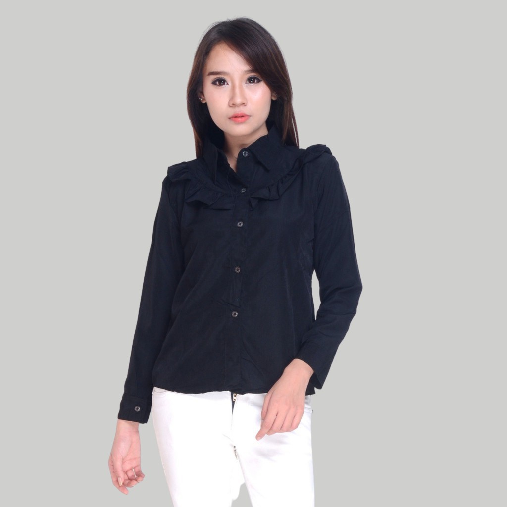 Monellina 0652 Kemeja Wanita Lengan Panjang-2